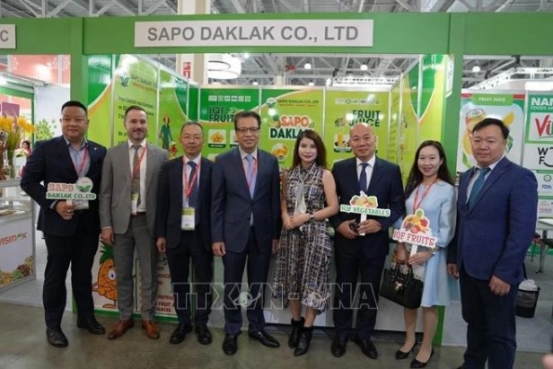 Vietnamese products promoted at international food fair in Russia